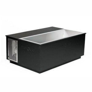 Black BlueCube CoreChill 3 Elite Cold Plunge Tub which is commercial grade and handmade in America