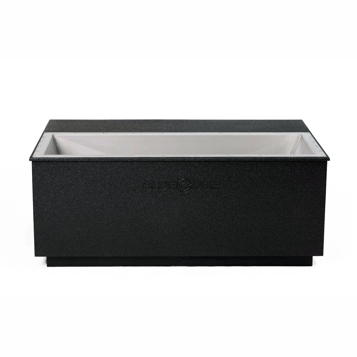 Black BlueCube CoreChill 3 Elite Cold Plunge Tub which is commercial grade and handmade in America