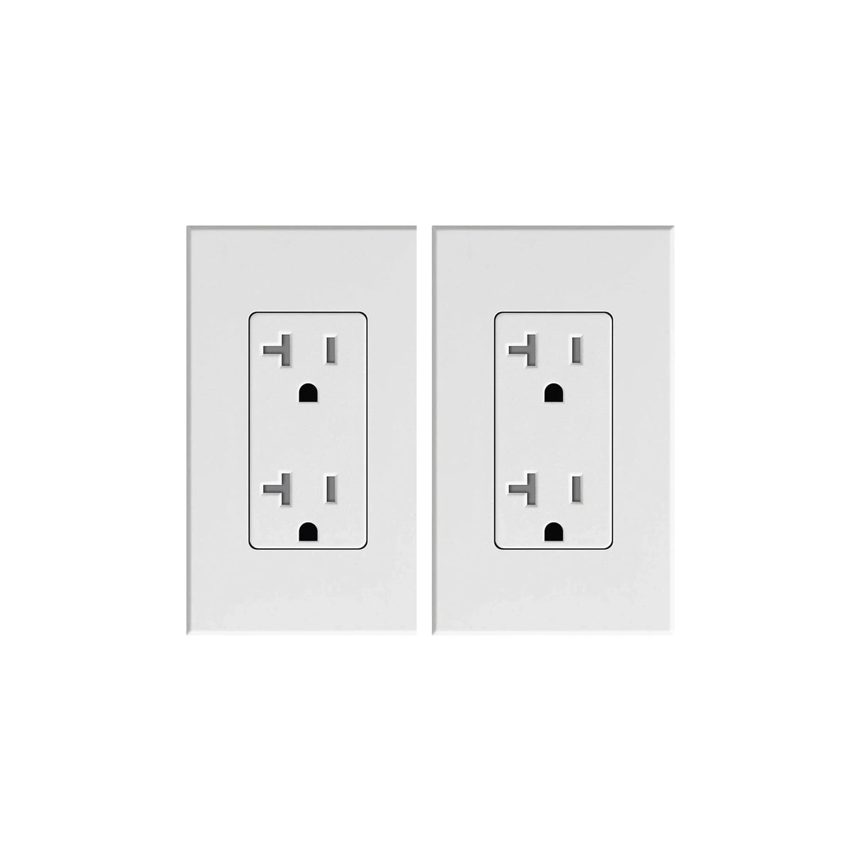 Two 120 bolt 20 ampere wall outlets which a sauna plugs into