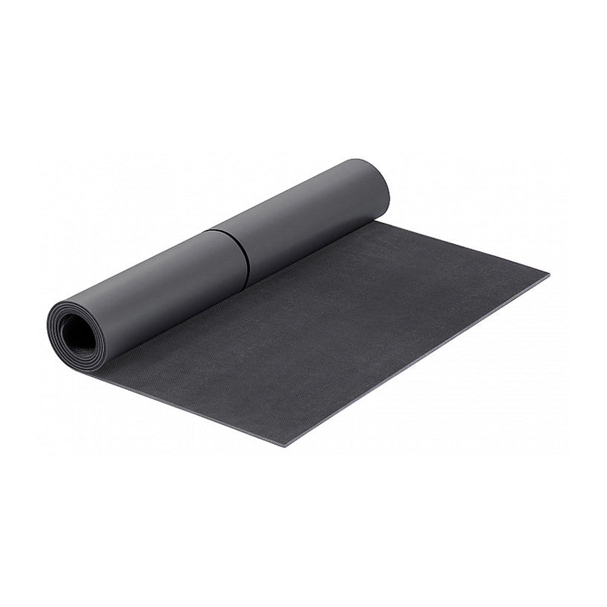 Thin black durable yoga mat