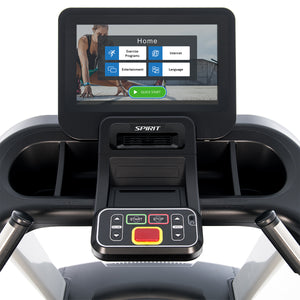 Spirit Fitness CT850ENT light commercial treadmill with touchscreen display