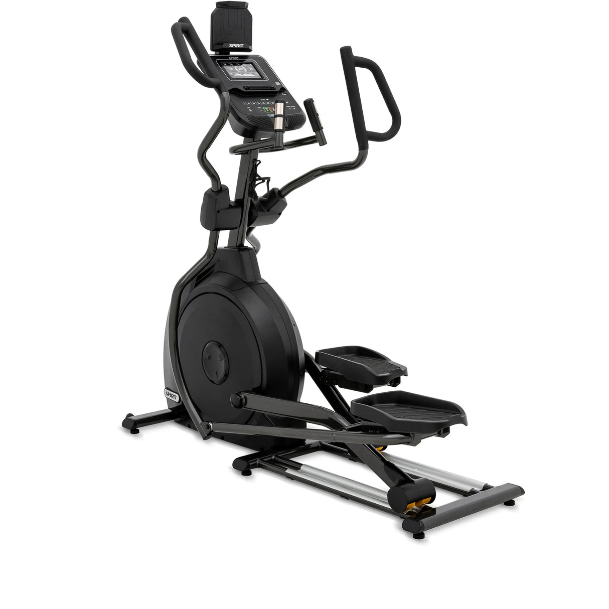 Spirit Fitness XE795 residential grade self-powered cordless elliptical with LCD display screen