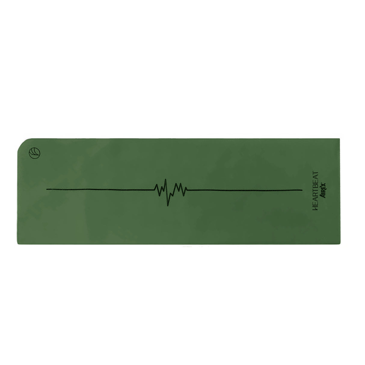 Thin army green durable yoga mat