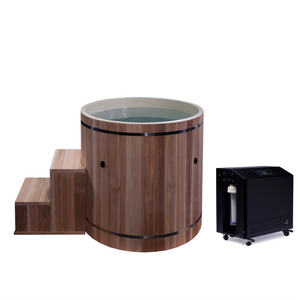 Dynamic Cold Therapy Barrel Cold Plunge Ice Bath | 42" x 42"